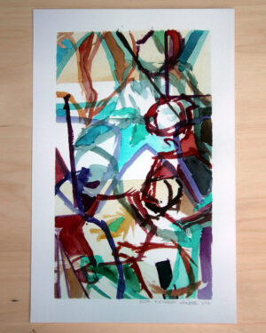 Nobelpris skiss till diplom fine art print Anja Richardt Krabbe