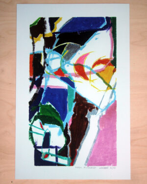 Nobelpris skiss till diplom fine art print Anja Richardt Krabbe