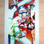 Nobelpris skiss till diplom fine art print Anja Richardt Krabbe