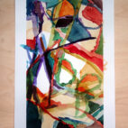 Nobelpris skiss till diplom fine art print Anja Richardt Krabbe