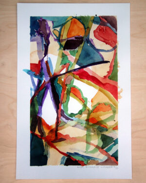 Nobelpris skiss till diplom fine art print Anja Richardt Krabbe