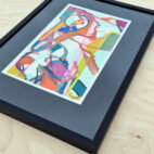 Original Nobelpris skiss till diplom Anja Richardt Krabbe