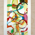 Original Nobelpris skiss till diplom Anja Richardt Krabbe