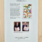 Original Nobelpris skiss till diplom Anja Richardt Krabbe