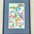 Original Nobelpris skiss till diplom Anja Richardt Krabbe