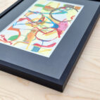 Original Nobelpris skiss till diplom Anja Richardt Krabbe