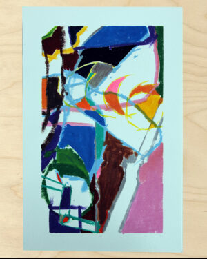 original Nobelpris skiss till diplom Anja Richardt Krabbe