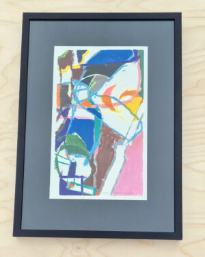 original Nobelpris skiss till diplom Anja Richardt Krabbe