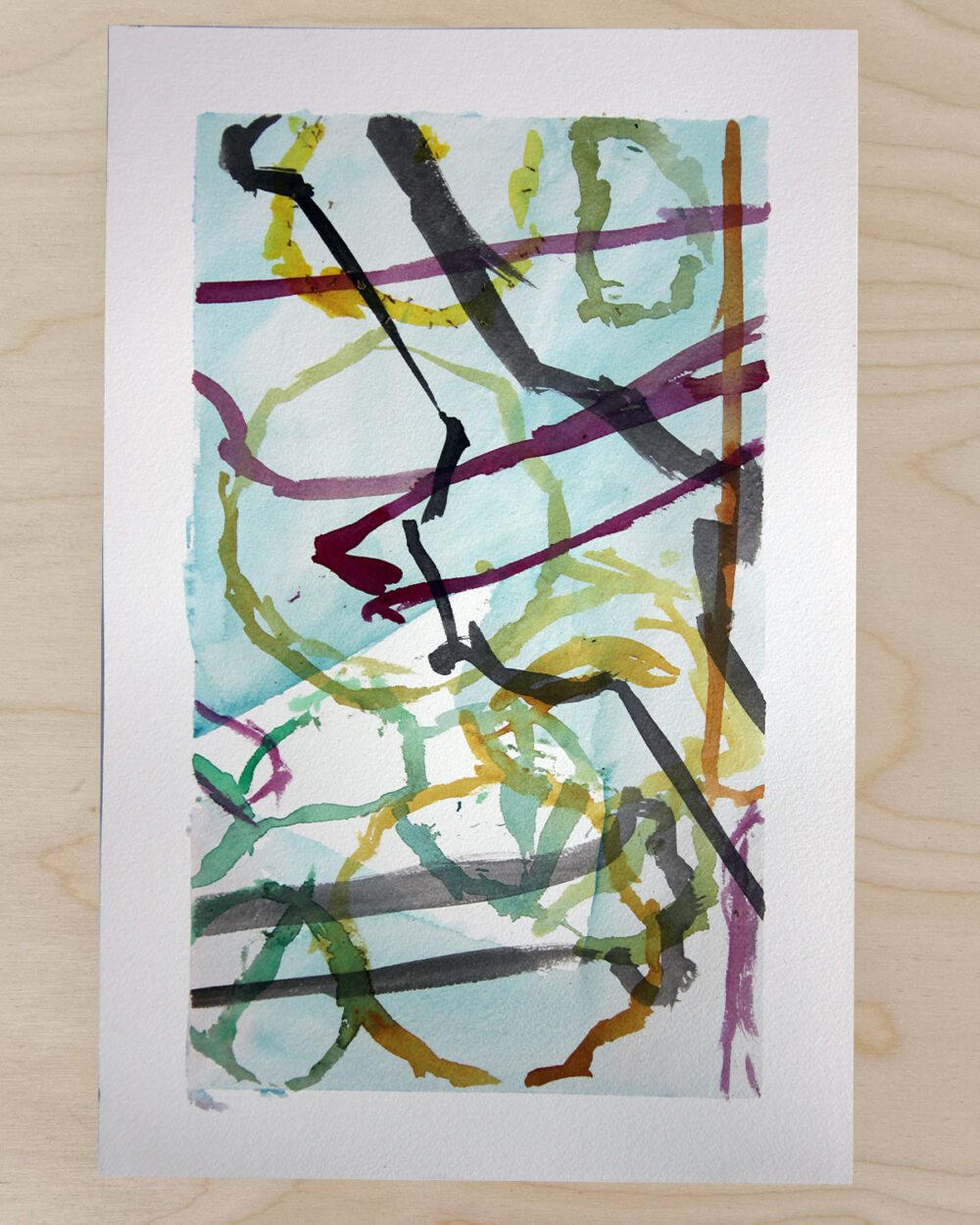 NOBEL_ORI_no20 Original Nobelpris skiss till diplom Anja Richardt Krabbe