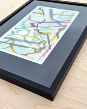 original Nobelpris skiss till diplom Anja Richardt Krabbe