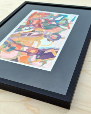 original Nobelpris skiss till diplom Anja Richardt Krabbe