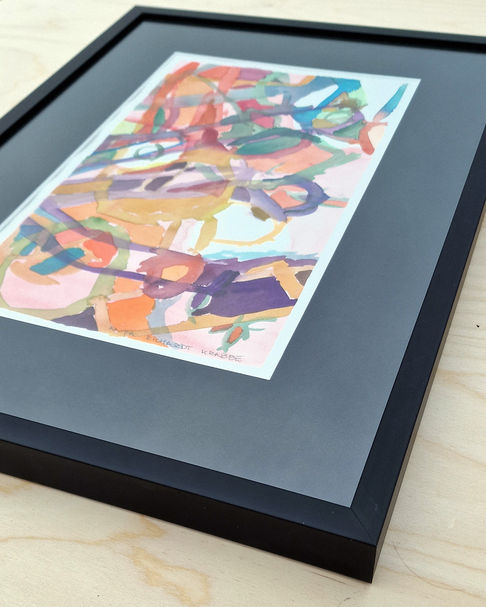 NOBEL_ORI_no7_ram2 original Nobelpris skiss till diplom Anja Richardt Krabbe