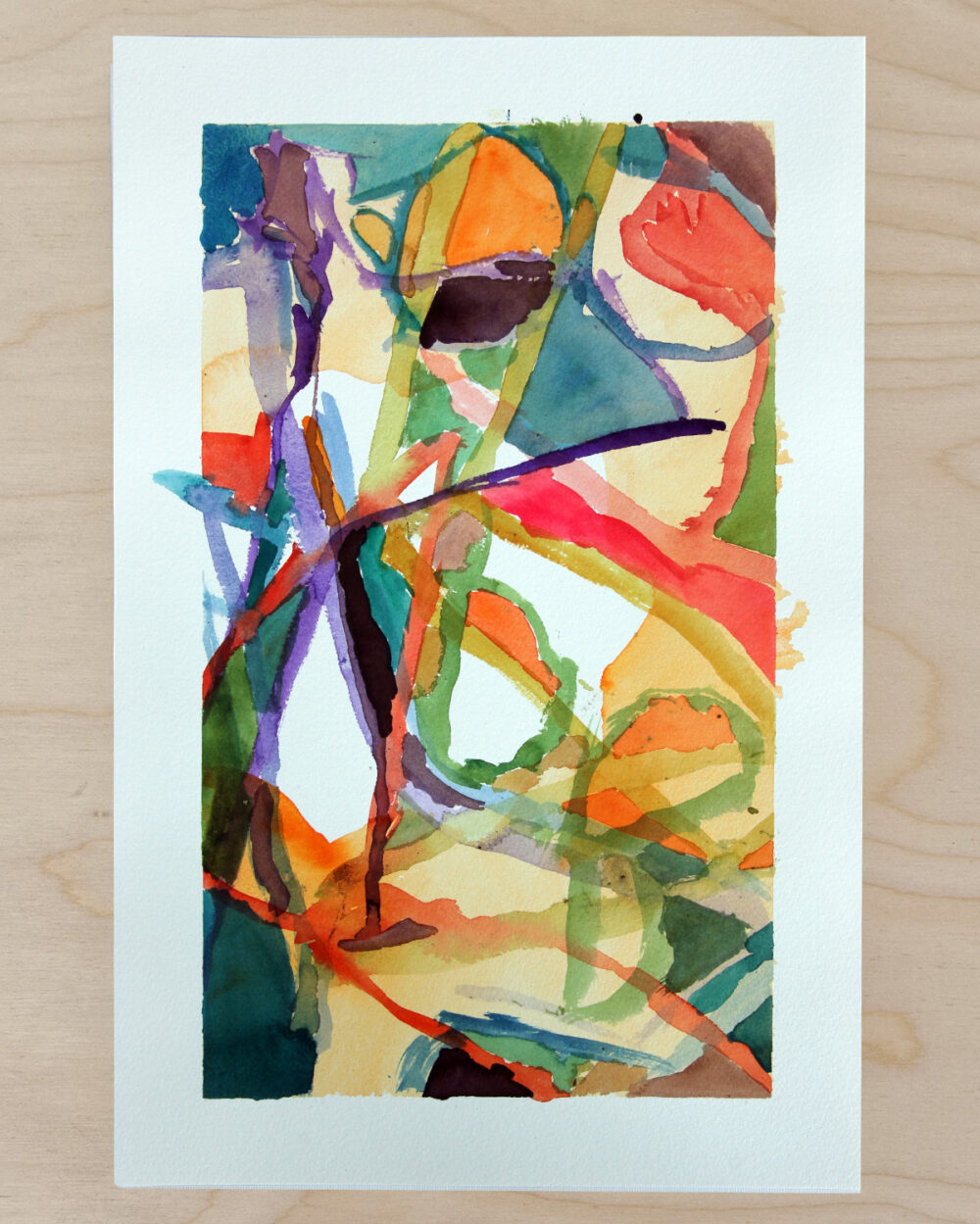 NOBEL_ORI_no8 Original Nobelpris skiss till diplom Anja Richardt Krabbe